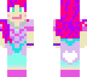 pink/purple hair