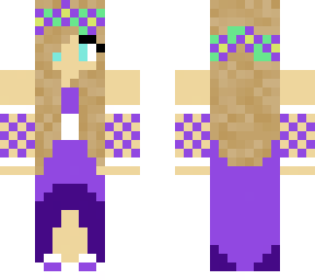 purple flower crown princess