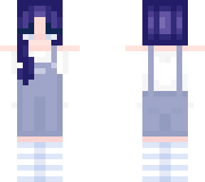 purple hair with jumper