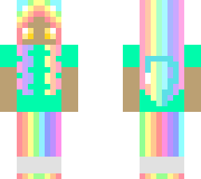 rainbow cat skin