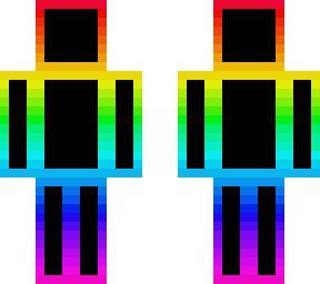 rainbow effect without outside layer