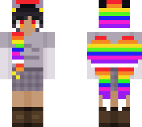 rainbow hair girl!!!