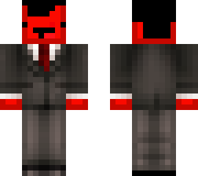 red skeppy in suit with hair