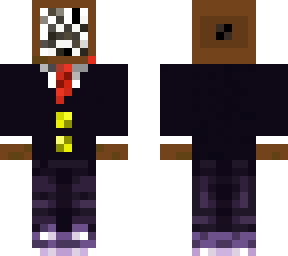 static tv head with suit and tie
