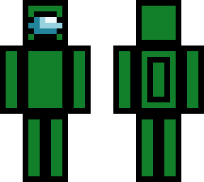 among us character dark green