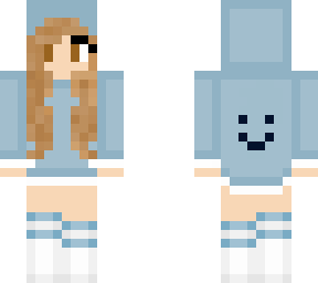 blonde girl with hoodie