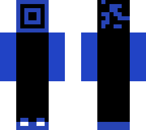 blue and black alien