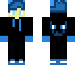 blue and black jacket