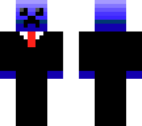 blue creepy dude