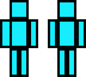 blue electric outlined