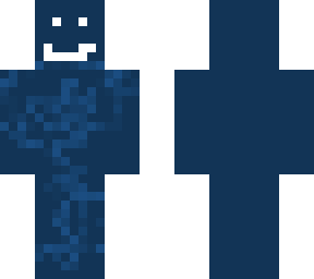 blue man whit 3 heads