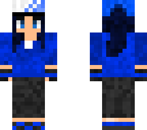 blue pokemon trainer girl