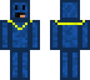 blue with gold chain
