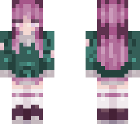colorful winter coat girl