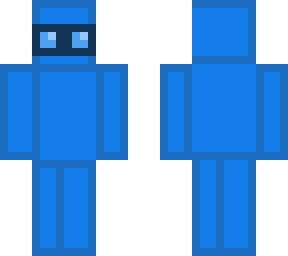 cute blue nerd