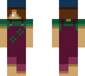 dark colored overalls