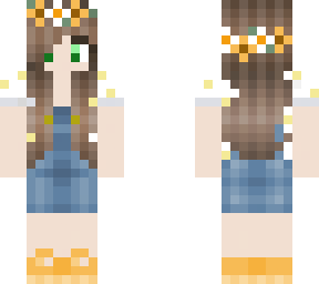farm girl with overalls