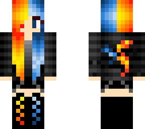 fire and water dragon girl