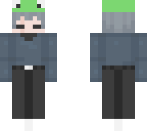 ghost with a frog hat