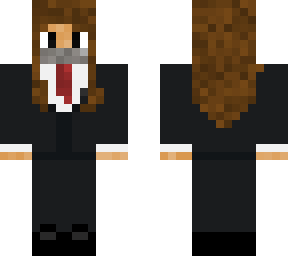 girl with suit