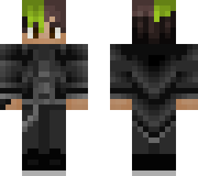 green & brown hair