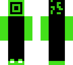 green and black alien