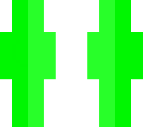 green and green (little glow effect)