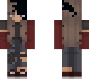 half enderman girl