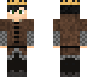 king of pirkland in armor with crown