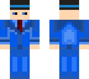 man in blue suit