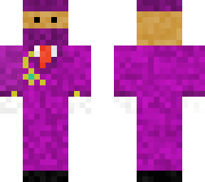 mr. potato with a mask (purple)