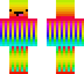 must have wierd rainbow skin