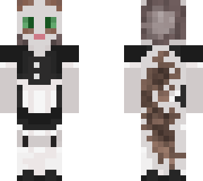 my sona but in a maid outfit