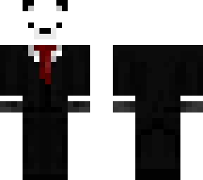 panda con traje