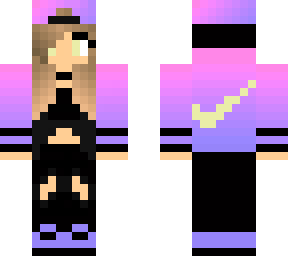 purple girl skin