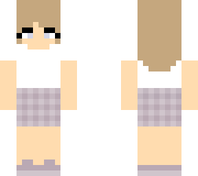 purple plaid skirt?