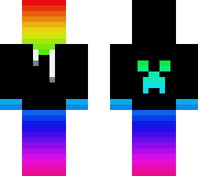 rainbow creeper hoodie