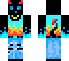 rainbow fire disco devil bling man