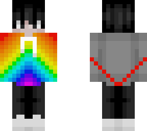 rainbow hoodie (unfinished)