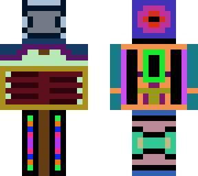 random crazy skin
