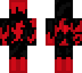 red black monster
