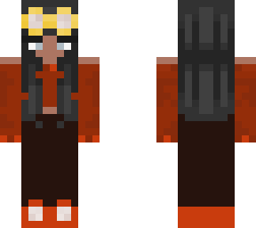 red girl with yellow glasses