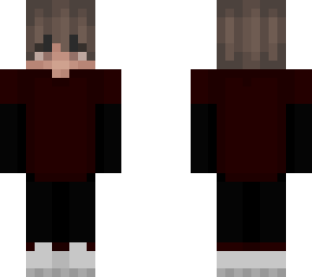 red shirt black sleeves