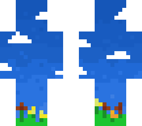 sky and flowers