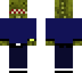 the dino with a suit