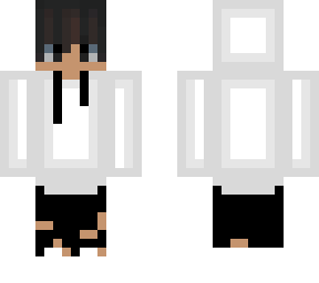 white outline boy skin