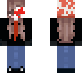 with a mushroom mask suit