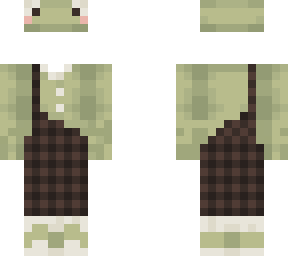(not mine) frog outfit template