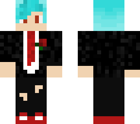 blue boy with a suit