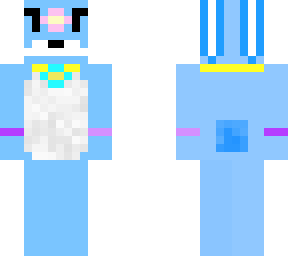 blue easter bunny